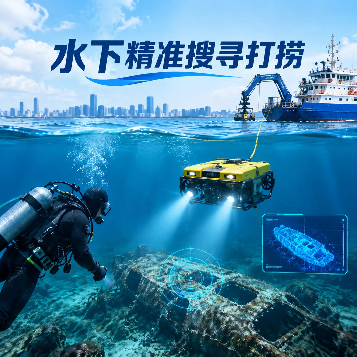 廉江水下精准搜寻打捞